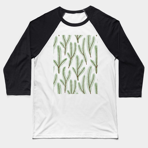 Pine Baseball T-Shirt by AV